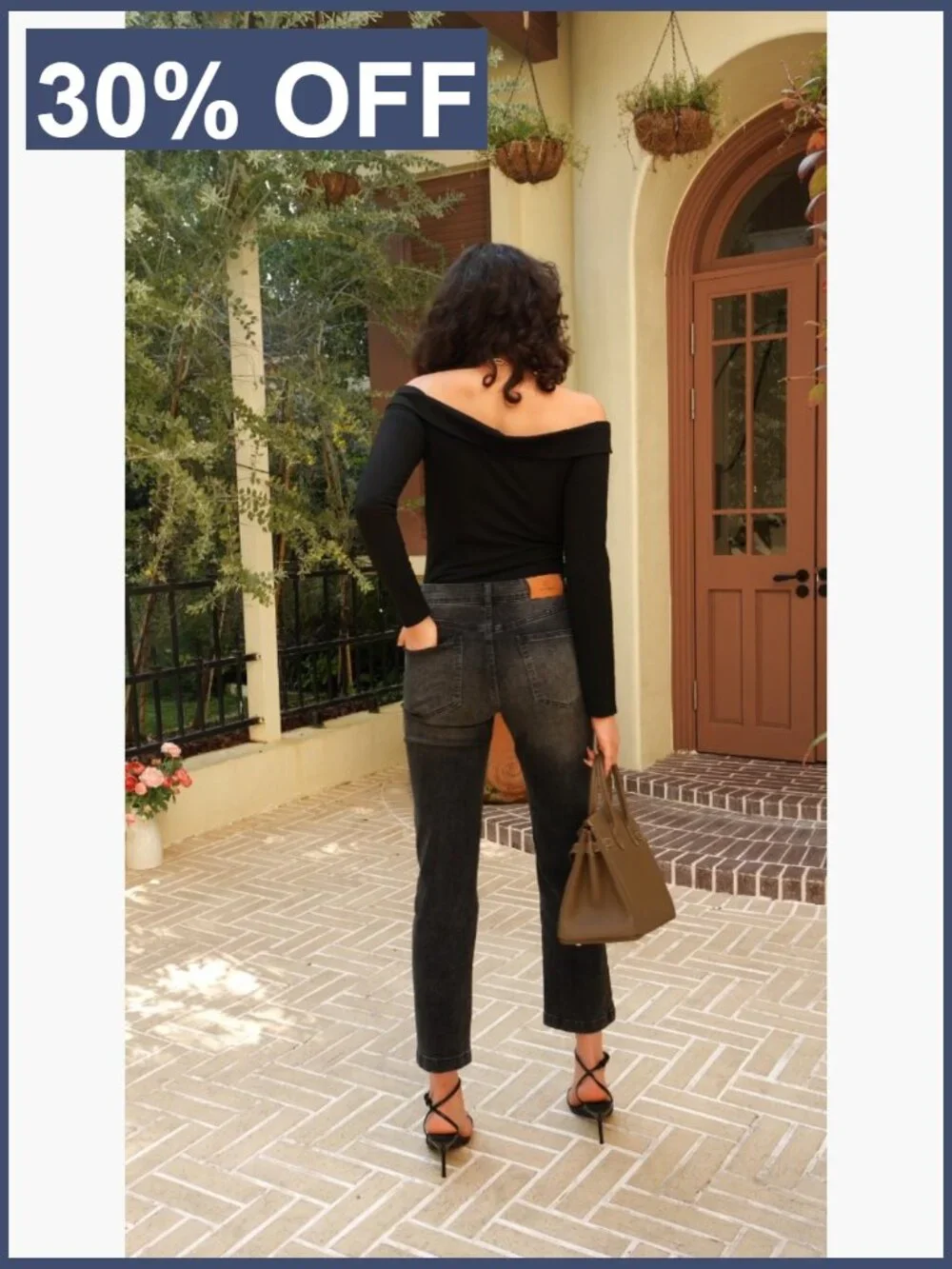 High Waisted Straight Leg Jeans Stretchy Denim Pants Tapered Petite - Picture 7 of 7